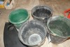 4 Small Buckets and Molded Plastic Cup Holder - 3