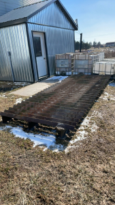 15ft x 68in Steel Unloading Pit Grate