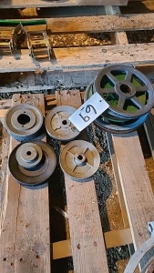 Lot of Various Pulleys