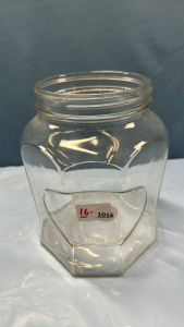 Fancy Flat Sided Gallon Jar