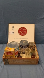 Qty of Bottles & Cans in a Cigar Box