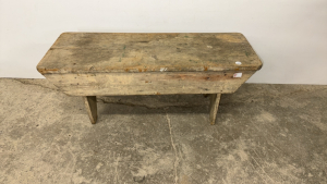 Primitive Wooden Bench