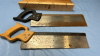 2 Hard Back Saws and a Mitre Box - 4