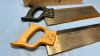 2 Hard Back Saws and a Mitre Box - 5