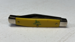 John Deere 4" -2 Blade Pocket Knife