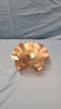 Iridescent Footed Fluted Glass Candy Dish - 2