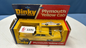 Plymouth Yellow Cab by Dinky