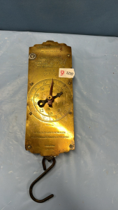 Chatillon's Brass Faced 60 lb. Milk Scale