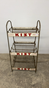 Vintage Kist Soft Drink Stand with Rust