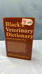 Black's Veterinary Dictionary