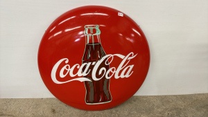 Coke 36" Button Sign