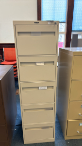 5 Drawer Metal Filing Cabinet