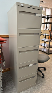 5 Drawer Metal Filing Cabinet