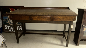 Antique Stand Up Writing Desk See Description