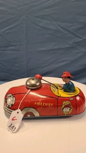 Superior Tin Fire Chief Bell Car