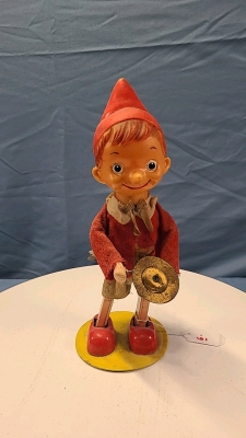 Pinocchio Tin & Plastic Wind-Up Toy