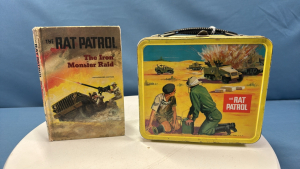 Rat Patrol Tin Lunch Box with Rat Patrol Book