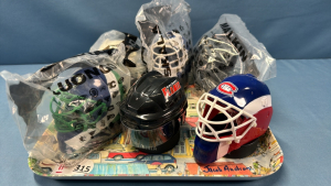 Plastic Hockey Helmets Lot