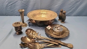 Assortment of Silver Plated Items