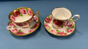 2 Royal Albert Cups & Saucers