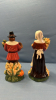 Pair of Thanksgiving Figurines - 2