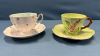 Queen Anne & Carlton Ware Cups & Saucers - 2