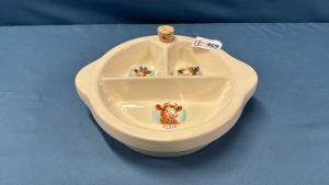 Child's Divided Warming Dish by The Borden Company