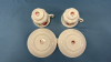 2 Royal Albert Cups & Saucers -April & June - 5