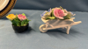 Noritake 8" Plate with 4 Small China Bouquets - 4