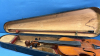 Violin with Bow in Wooden Case - 2