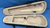 Canvas Covered Violin Case with Bow - 6