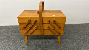 Wooden Cantilever Sewing Cabinet