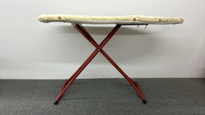 Metal Ironing Board with Floral Cover