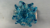 5" Wide Blue Art Glass Dish - 4