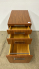 Office Cabinet with Bottom File Drawer on Casters - 4