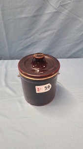 Wire Top Porcelain Canister -5.5" High