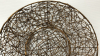 Decorative Wall Basket Made from Wire and Twigs - 2