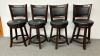 4 Swivel Stools -Seat Height From Floor is 24" - 2