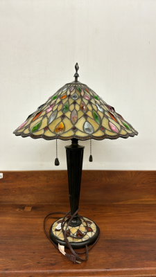 Leaded Glass Table Lamp