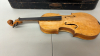 Rough Violin with 2 Bows in Wooden Case - 4