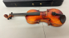 24" Long Violin Made in Germany with 2 Bows - 4