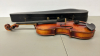 24" Long Violin Made in Germany with 2 Bows - 5