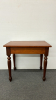 Refinished Table with Turned Legs