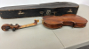 Violin In Pieces with Bow in Cardboard Case - 7