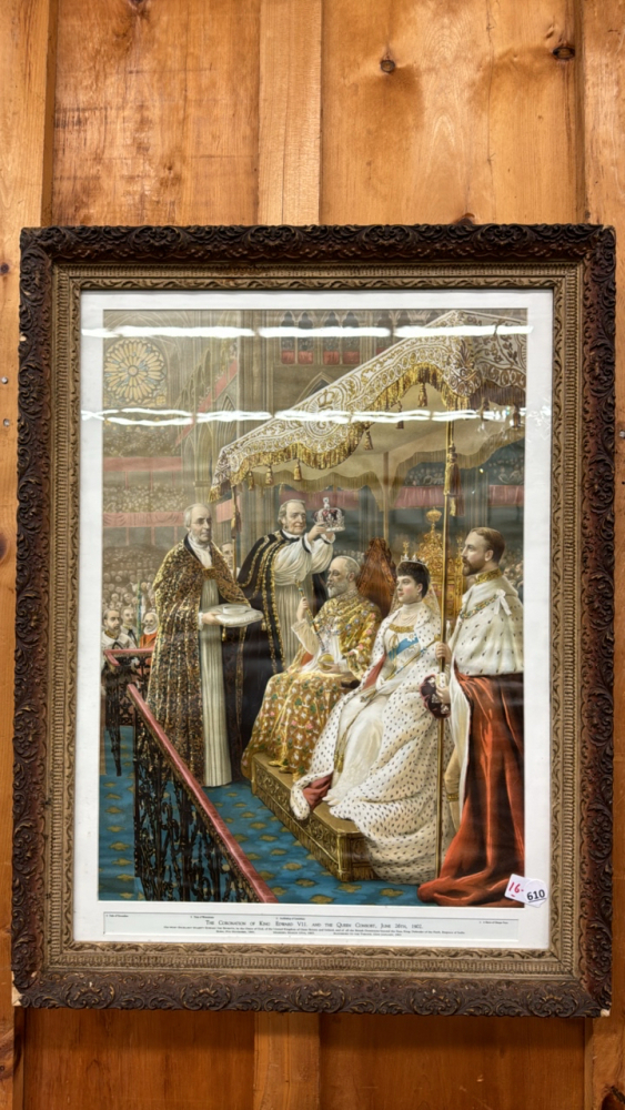 The Coronation of King Edward VII & Queen Consort 1902 Print at Auction ...