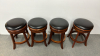 4 Swivel Top Bar Stools - 2