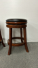 4 Swivel Top Bar Stools - 3