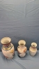 3 Oriental Decor Vases - 6