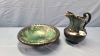 Wyatt Art Pottery Pitcher & Basin - 2