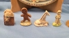 11 Tea Figurines on 3 Collector Style Plates - 3